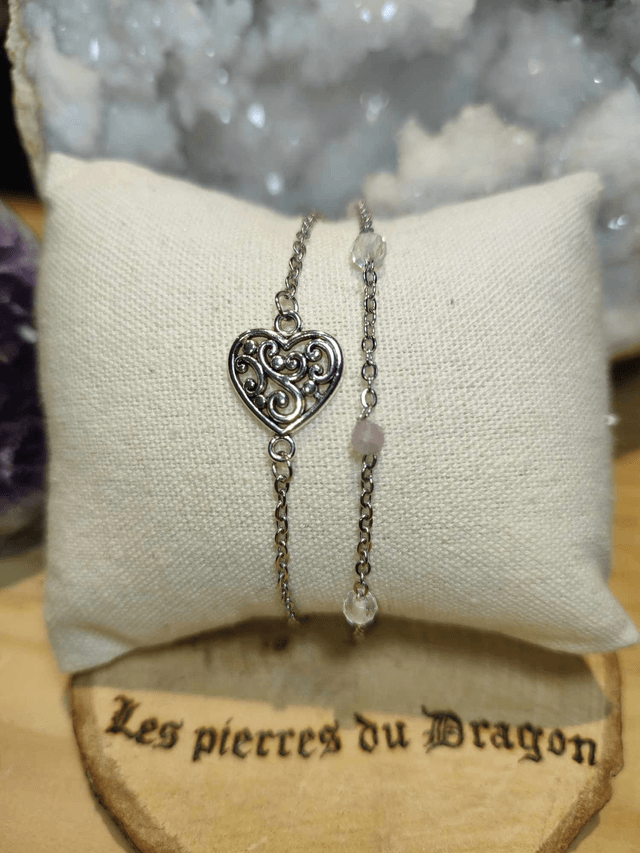 bracelet double coeur