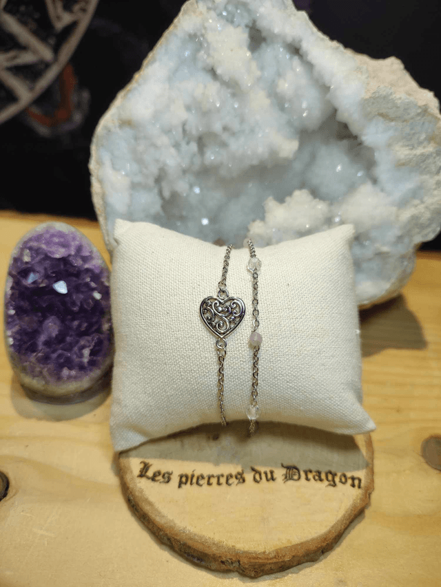 bracelet double coeur