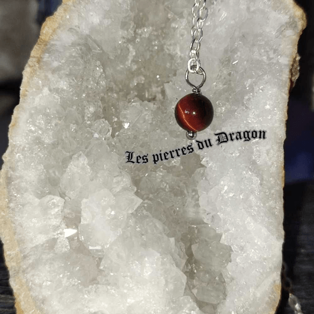 collier fin oeil de taureau