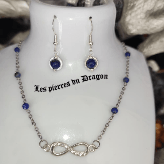 Éclat d’Infini - collier, bracelet et boucles d'oreilles