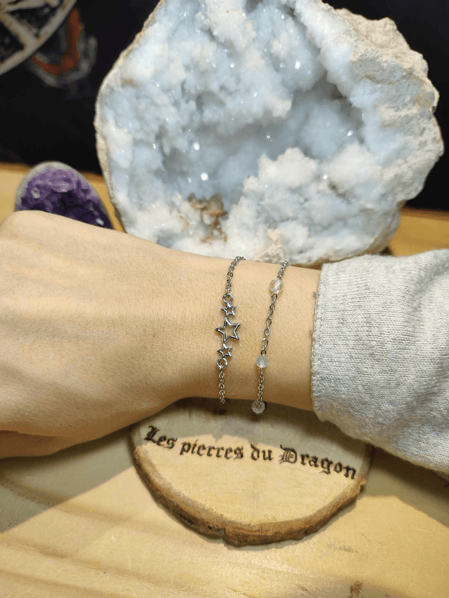 bracelet double étoiles