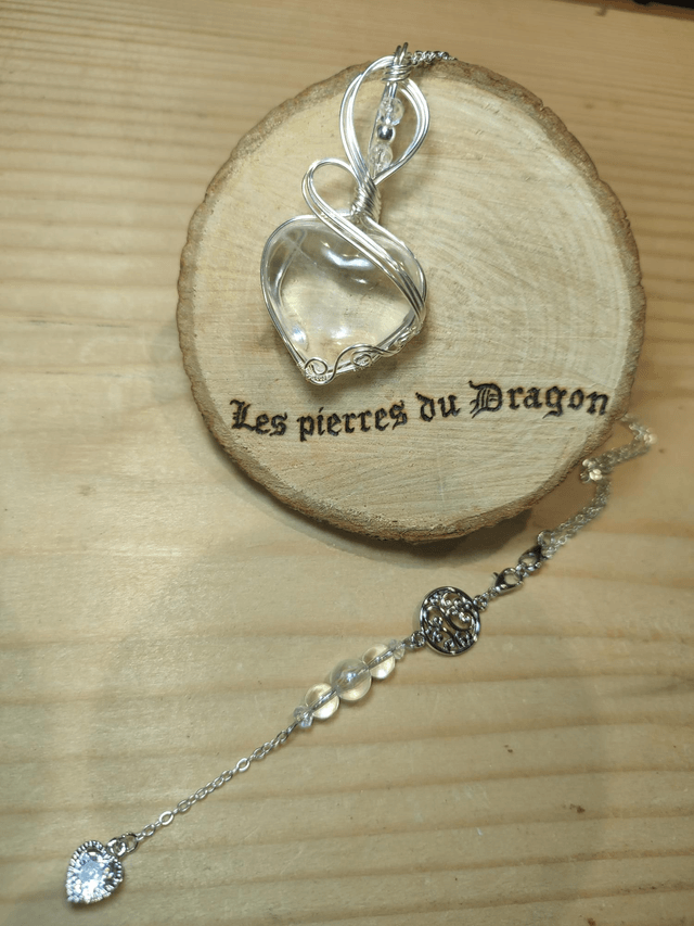 Talisman cœur de cristal