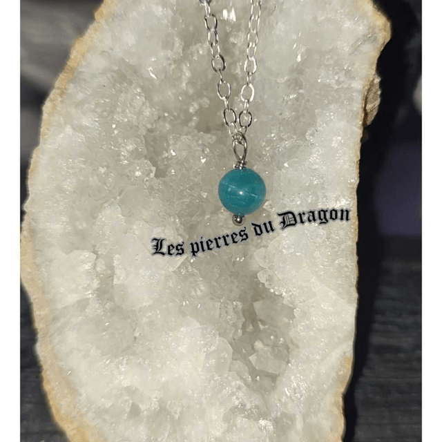 collier fin apatite bleue