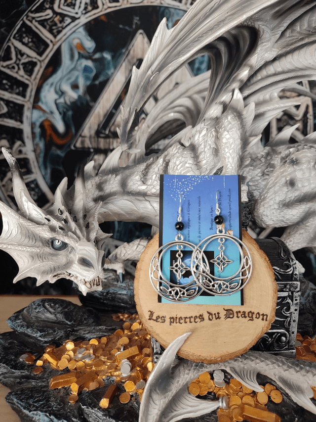 Boucles d'oreilles witch protect