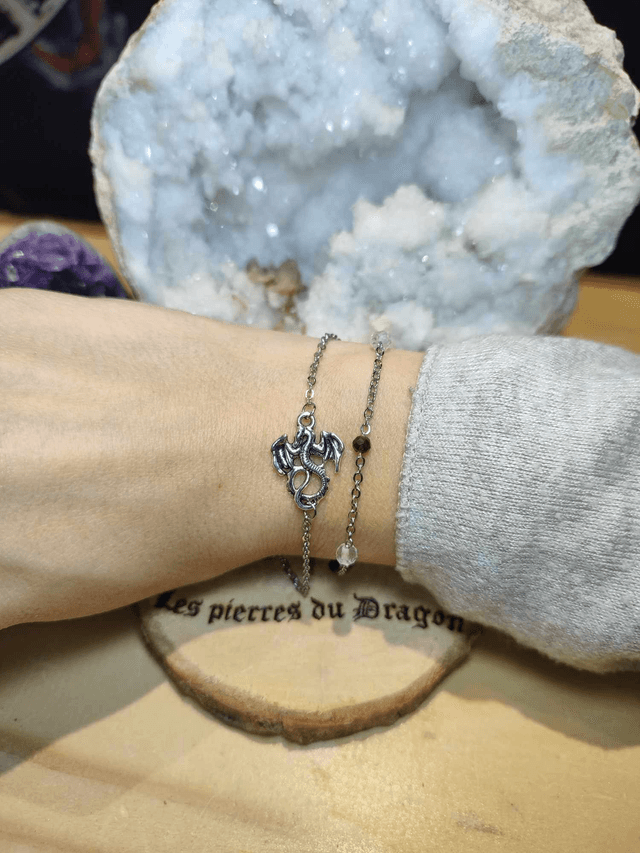 bracelet double dragon