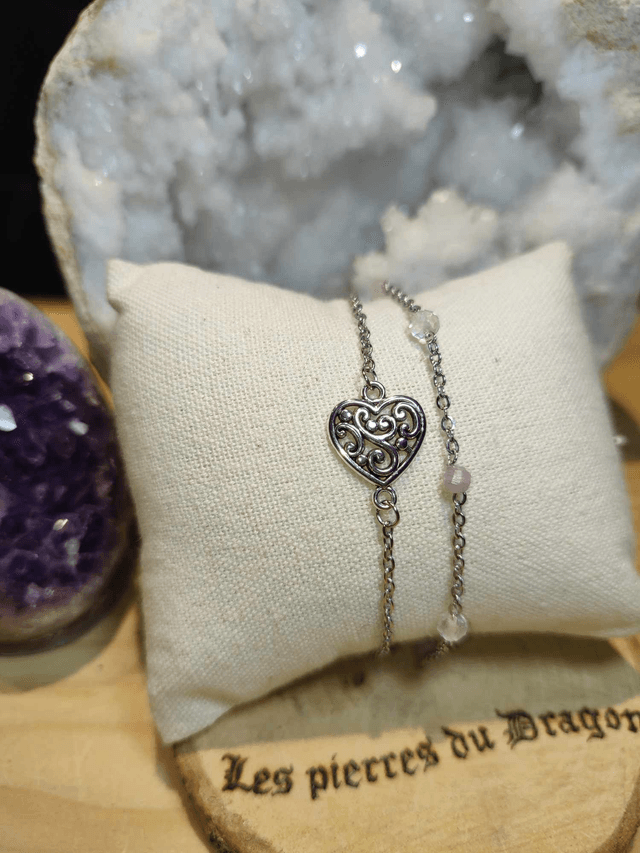 bracelet double coeur