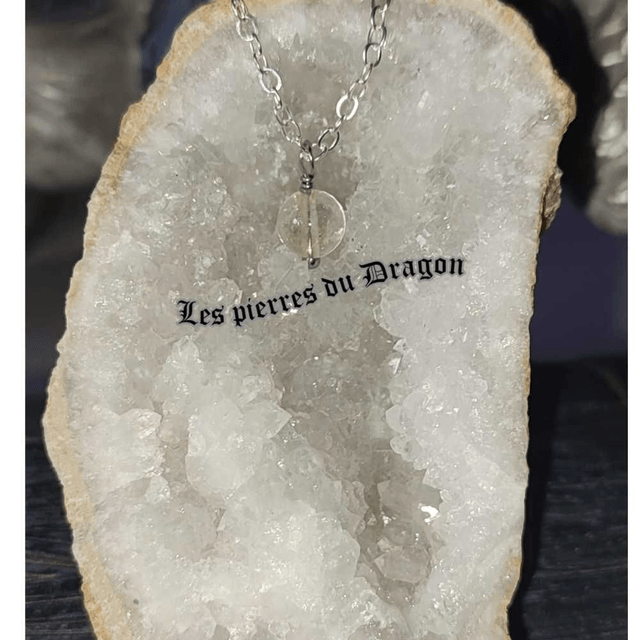 collier fin citrine