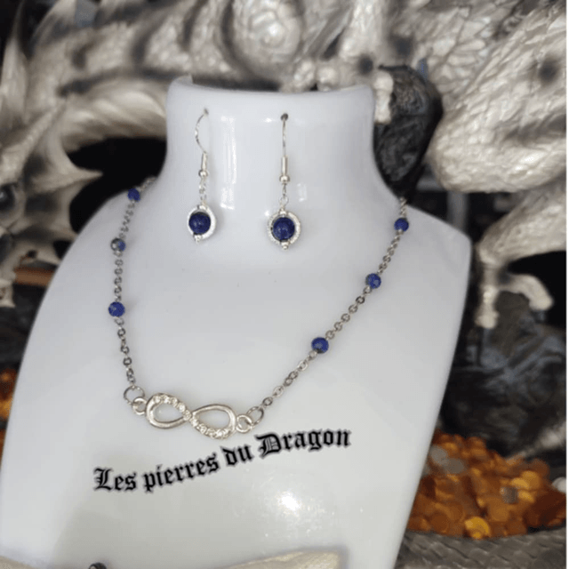Éclat d’Infini - collier, bracelet et boucles d'oreilles