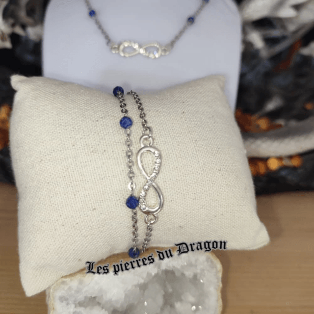 Éclat d’Infini - collier, bracelet et boucles d'oreilles
