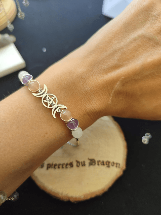 Bracelet jonc puissance lunaire