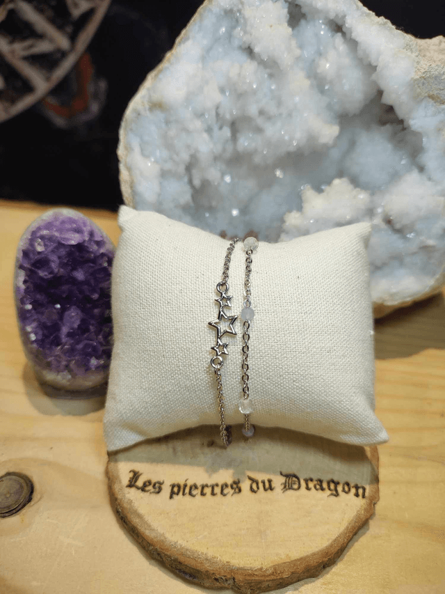 bracelet double étoiles