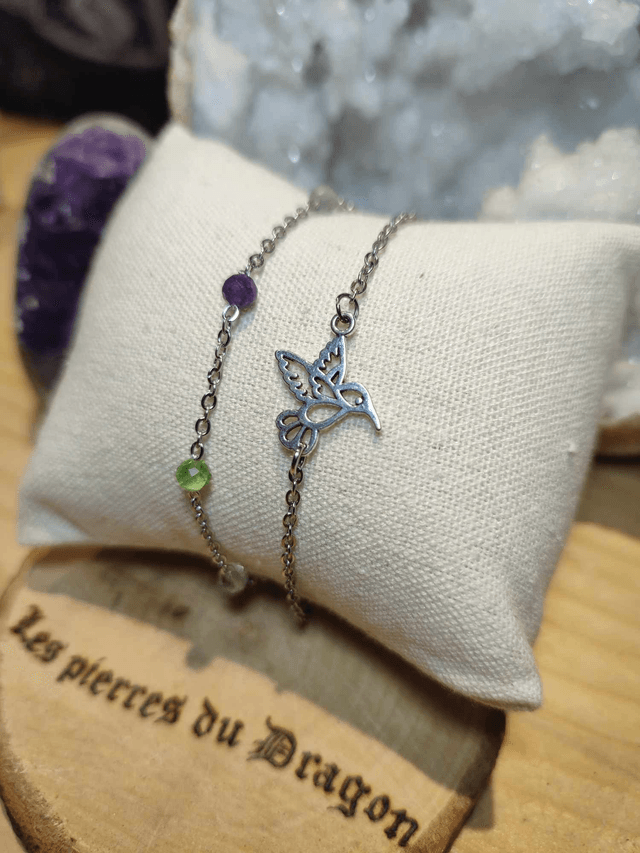 bracelet double colibri