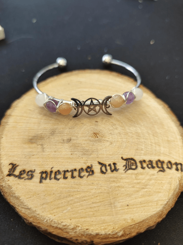 Bracelet jonc puissance lunaire