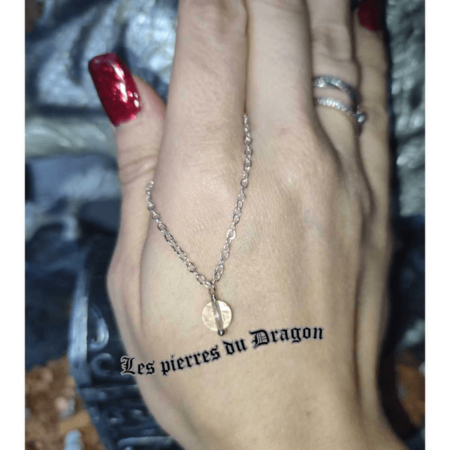 collier fin citrine